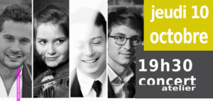 Amaury Viduvier, Léa Hennino, Yan Levionnois, Guillaume Bellom